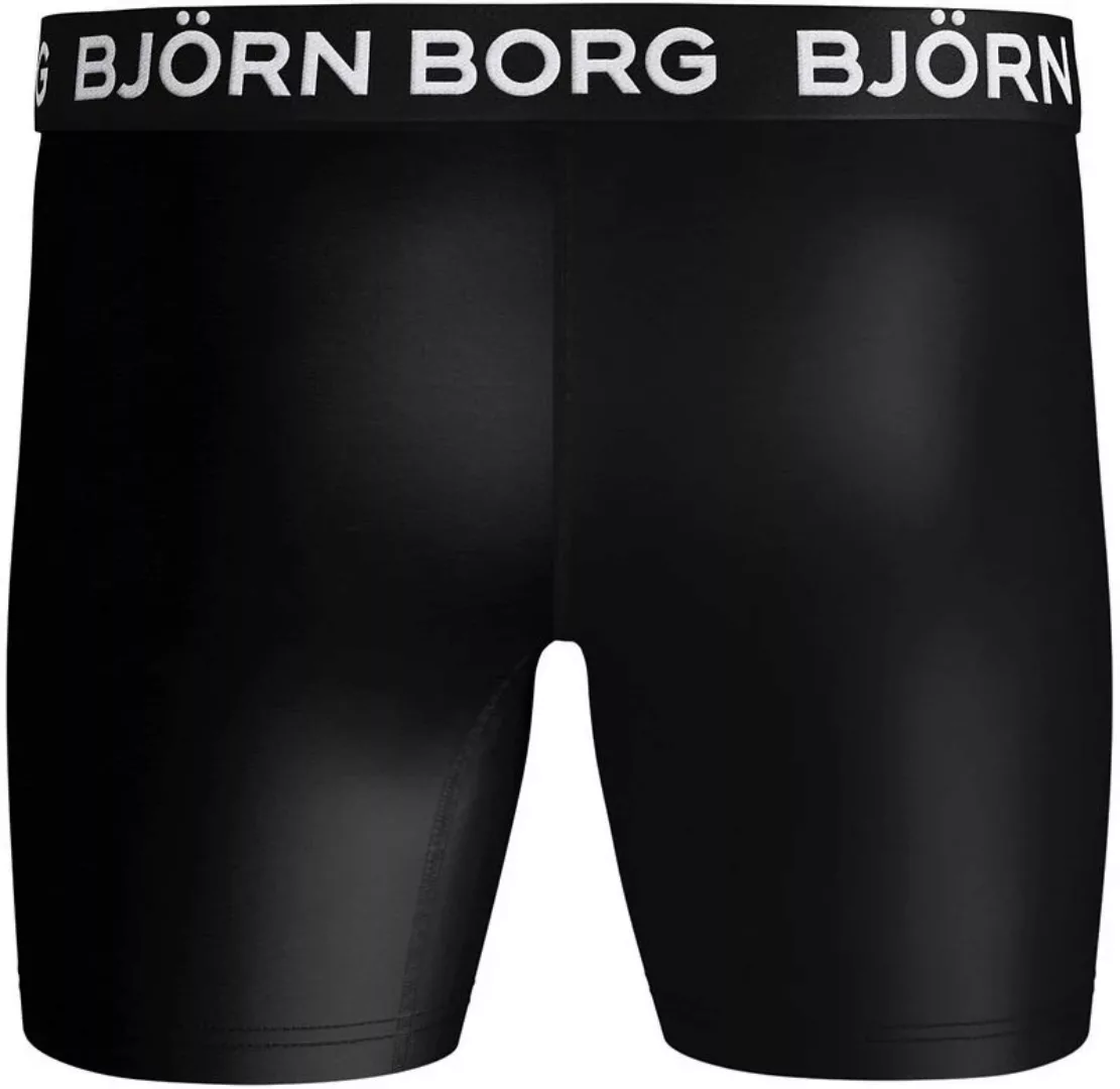 Bjorn Borg Performance Boxershorts 3-Pack Schwarz  - Größe M günstig online kaufen