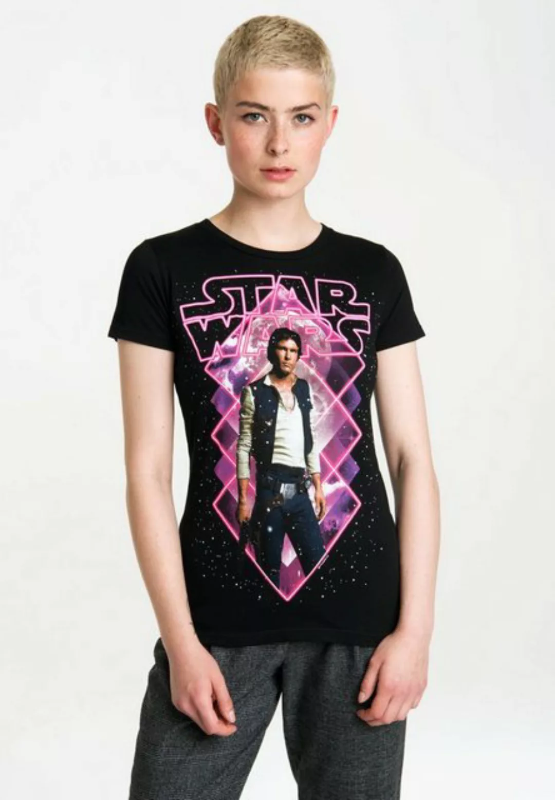 LOGOSHIRT T-Shirt Star Wars - Han Solo mit coolem Han Solo-Print günstig online kaufen