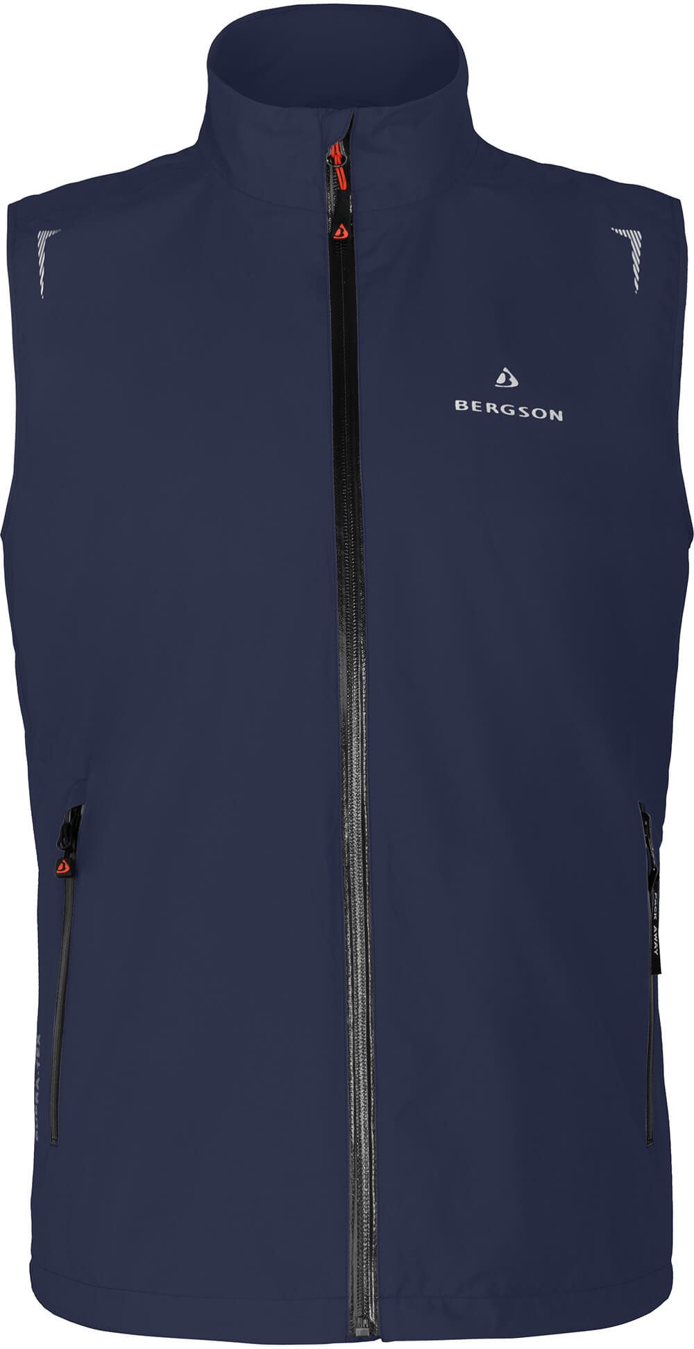 Bergson Regenjacke EGGEN Weste Herren Regenweste, günstig online kaufen