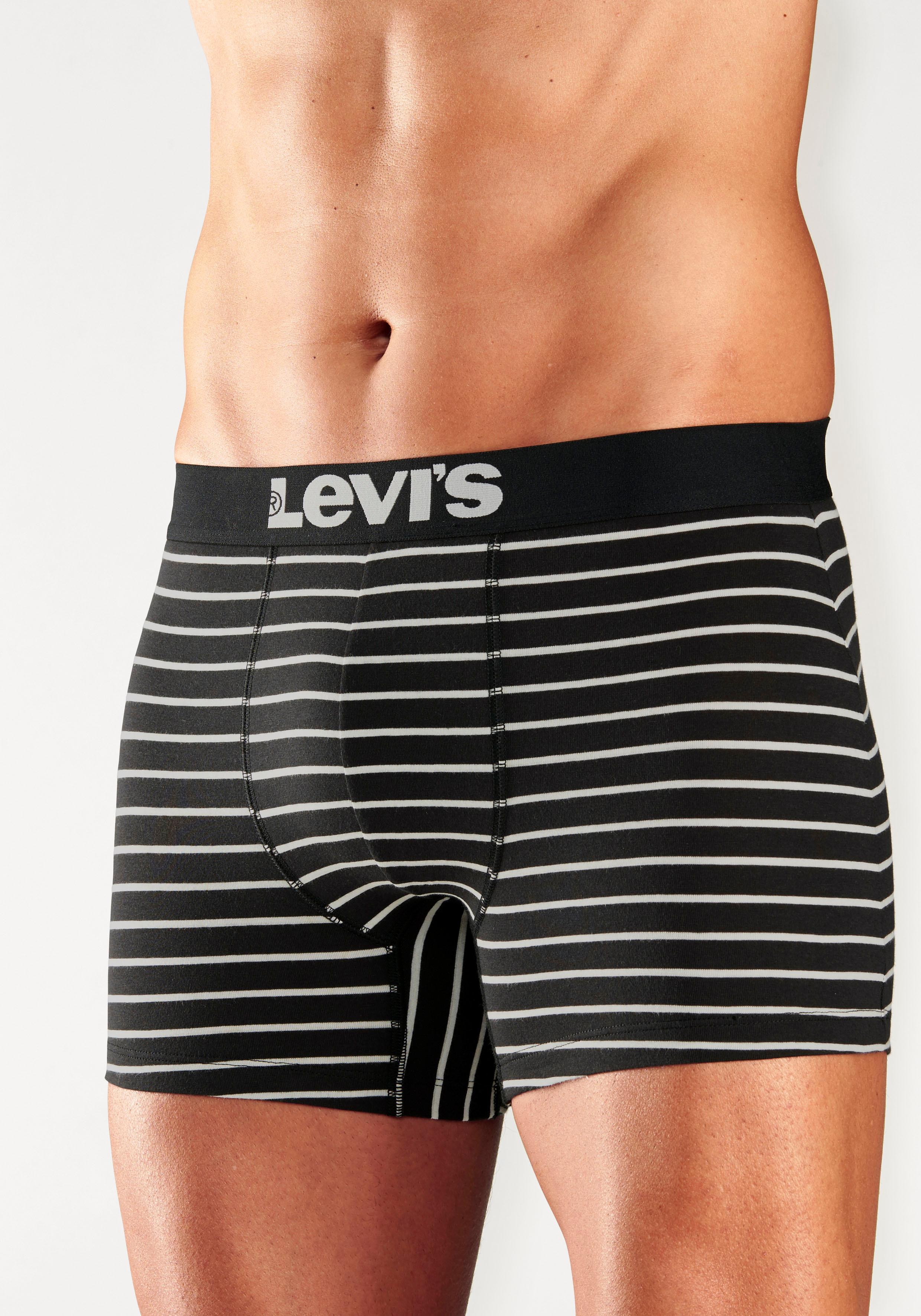 Levi's 2-er Set Boxer Briefs Schwarz & mit Streifen günstig online kaufen