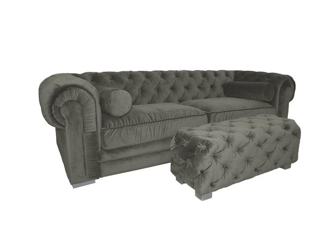 Xlmoebel Sofa Chesterfield-Sofa Polster Designer Couchen Sofas Garnitur Cou günstig online kaufen