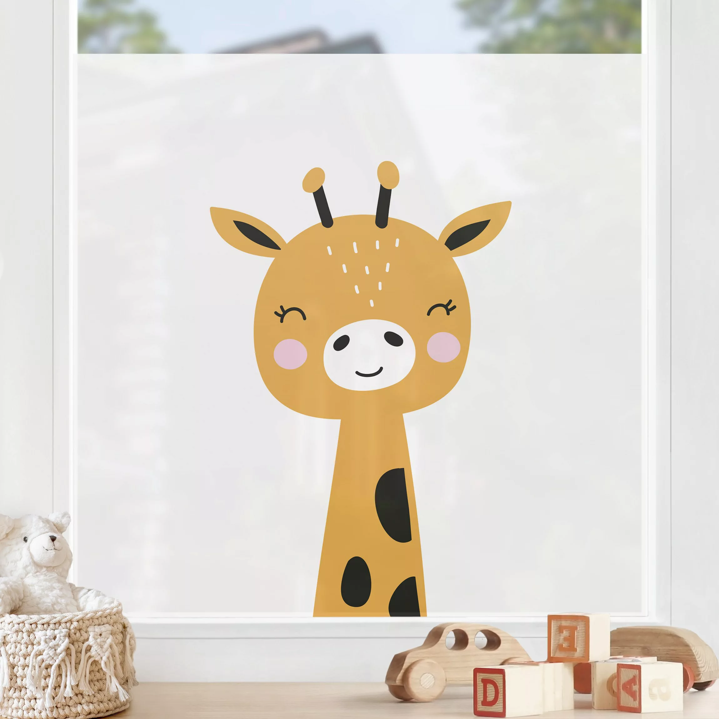 Fensterfolie Baby Giraffe günstig online kaufen