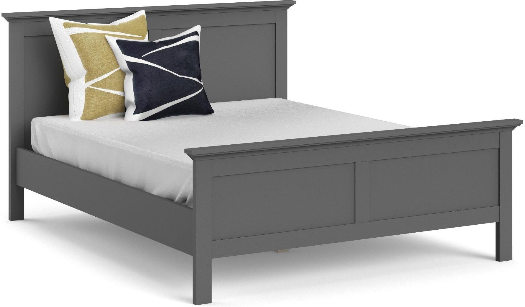 Home affaire Bett "Paris Bettgestell, Doppelbett,", mit Kassetten-Optik an günstig online kaufen