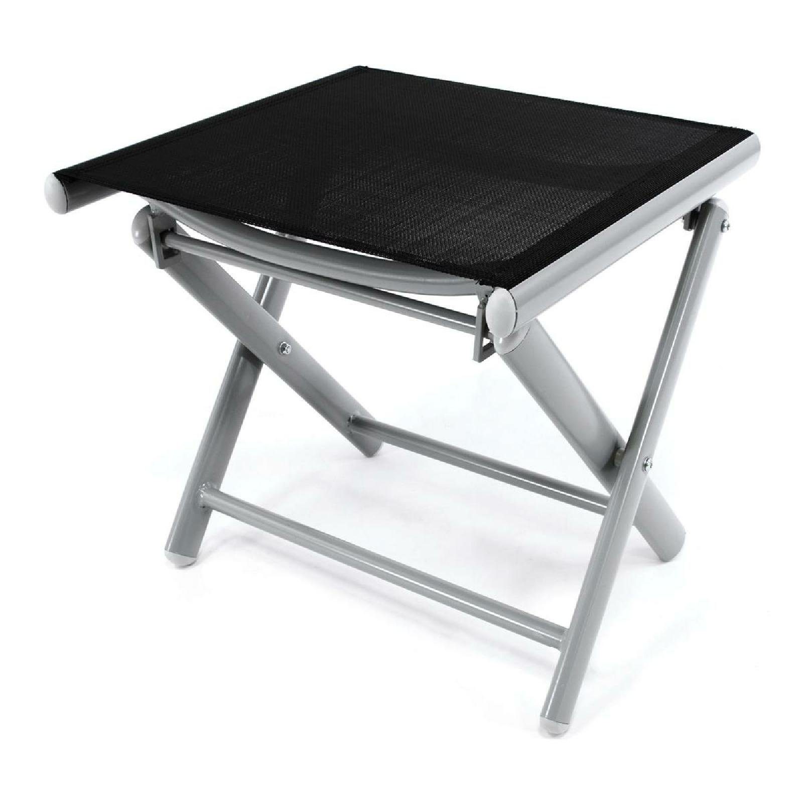 VCM Gartenstuhl Fußteil aus Aluminium, schwarz günstig online kaufen