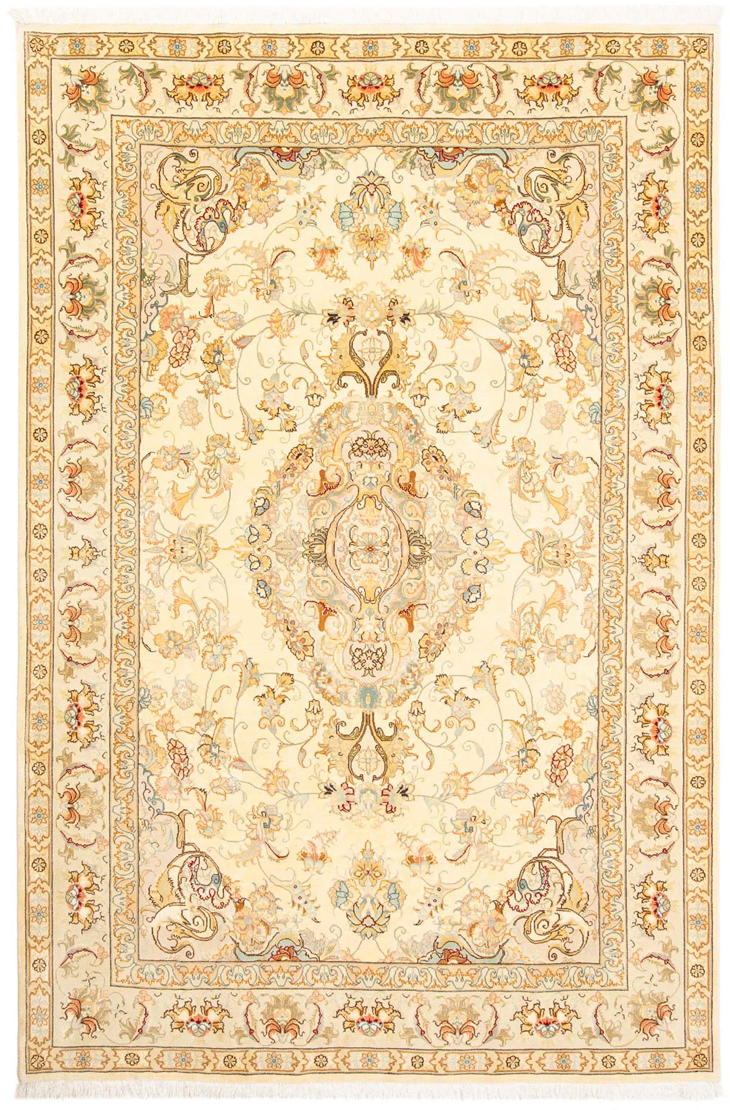 morgenland Orientteppich »Perser - Täbriz - Royal - 307 x 198 cm - beige«, günstig online kaufen