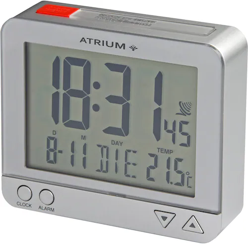 Atrium Funkwecker »A760-19«, Digitalwecker, Quarzwecker, Innentemperatur, S günstig online kaufen