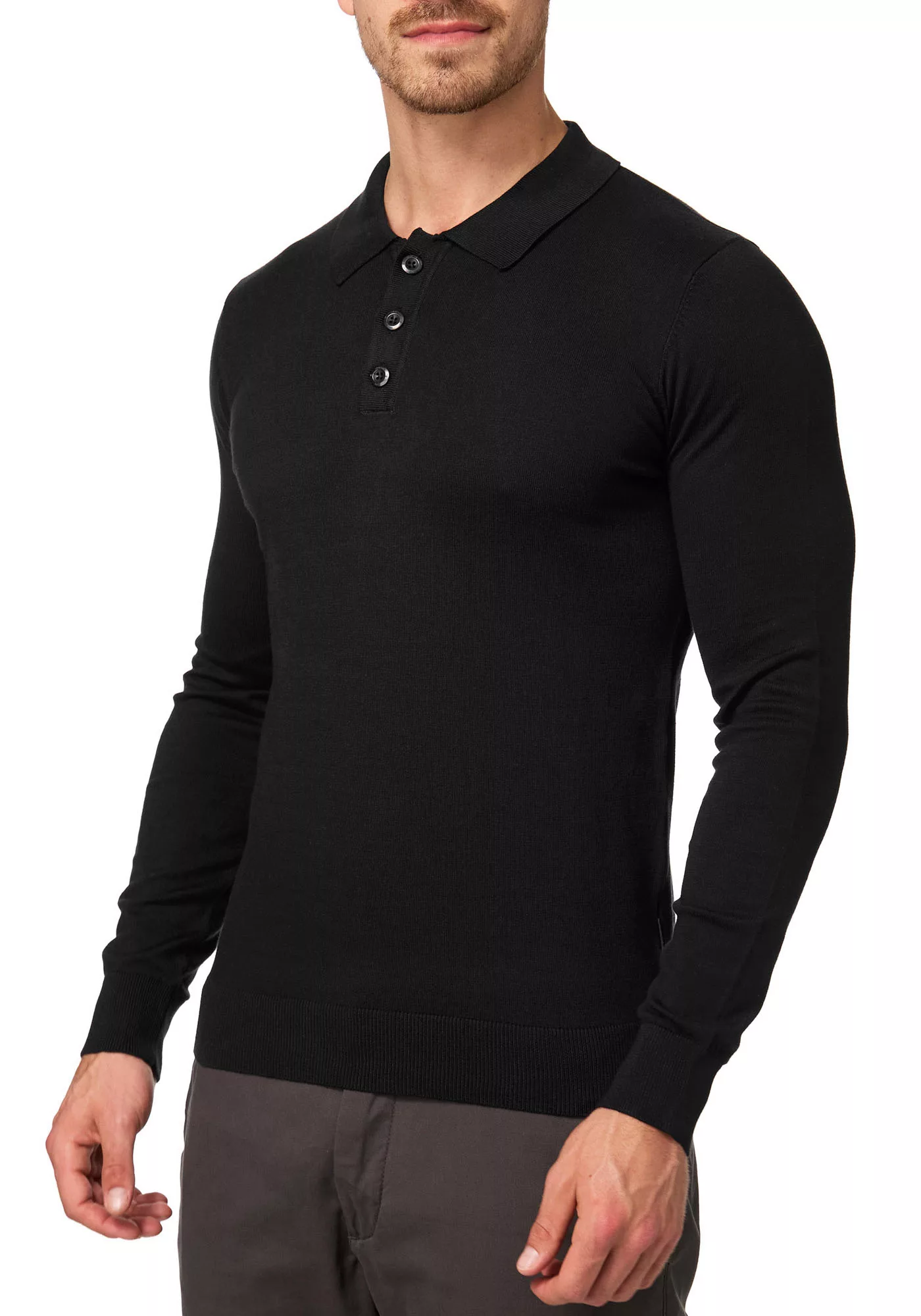 Indicode Polokragenpullover "INBarner" günstig online kaufen