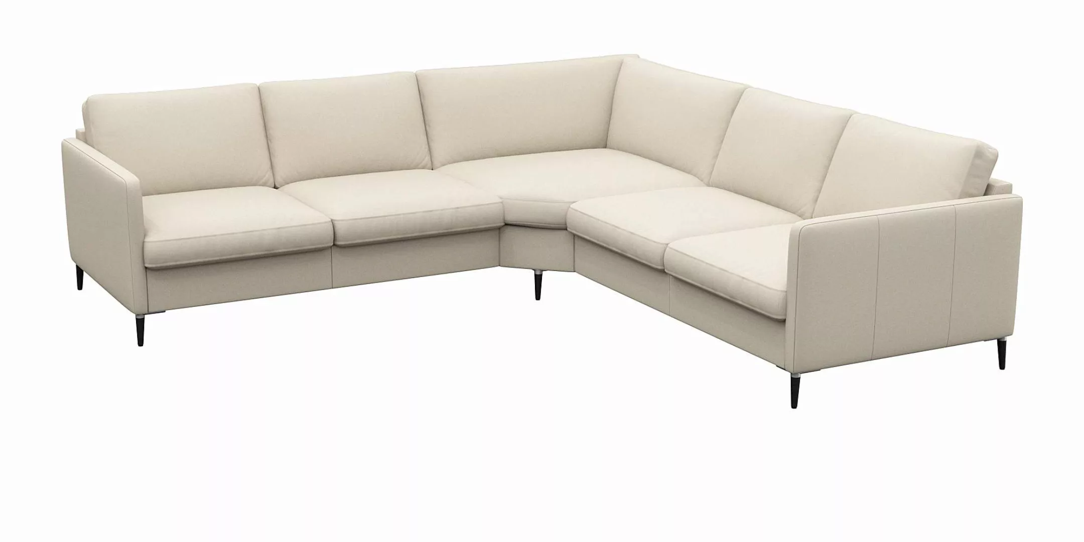 FLEXLUX Ecksofa »Fiore, L-Form, bequem und komfortabel durch hochwertigem S günstig online kaufen