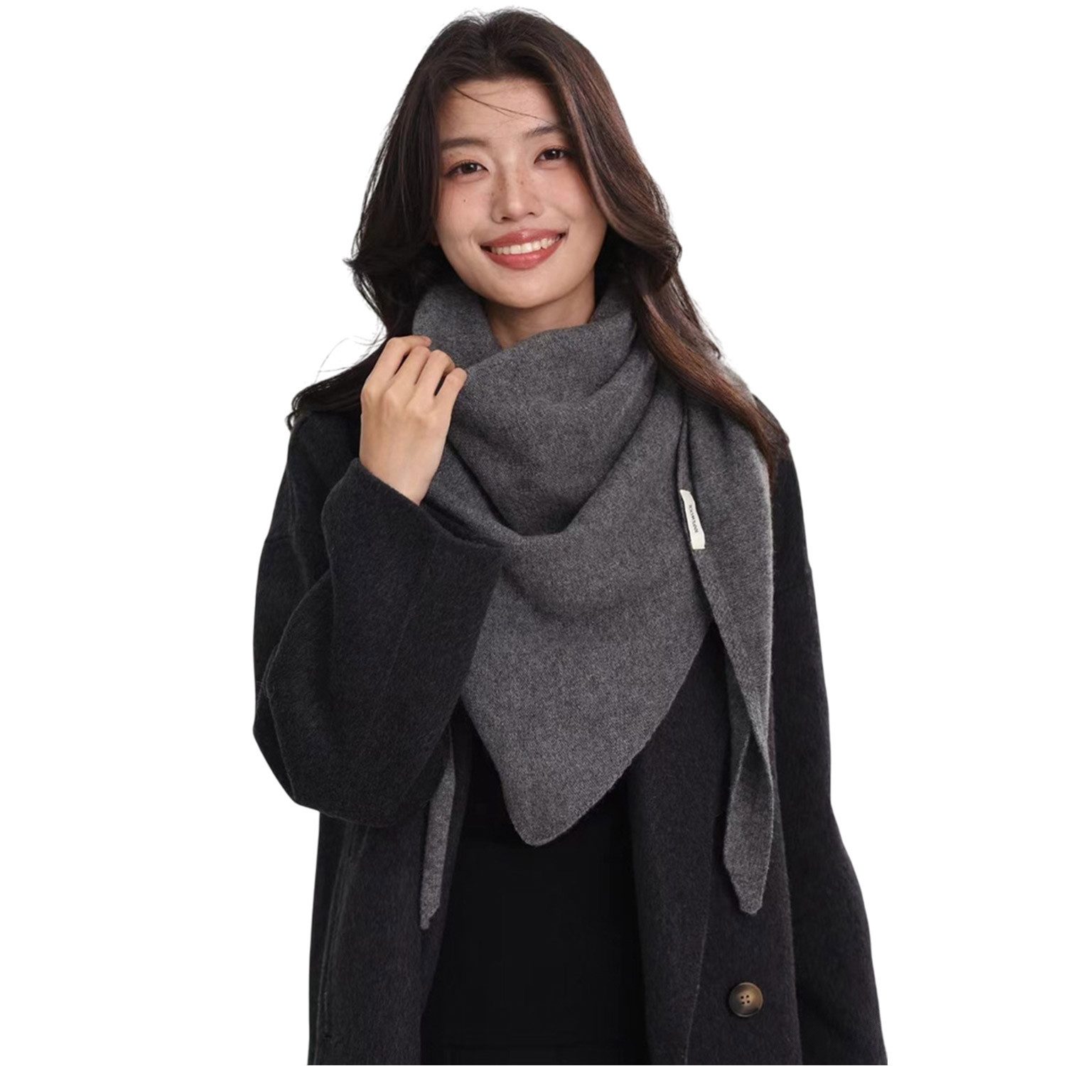 Refttenw Dreieckstuch 100% Wolle Damen Dreiecksschal, günstig online kaufen