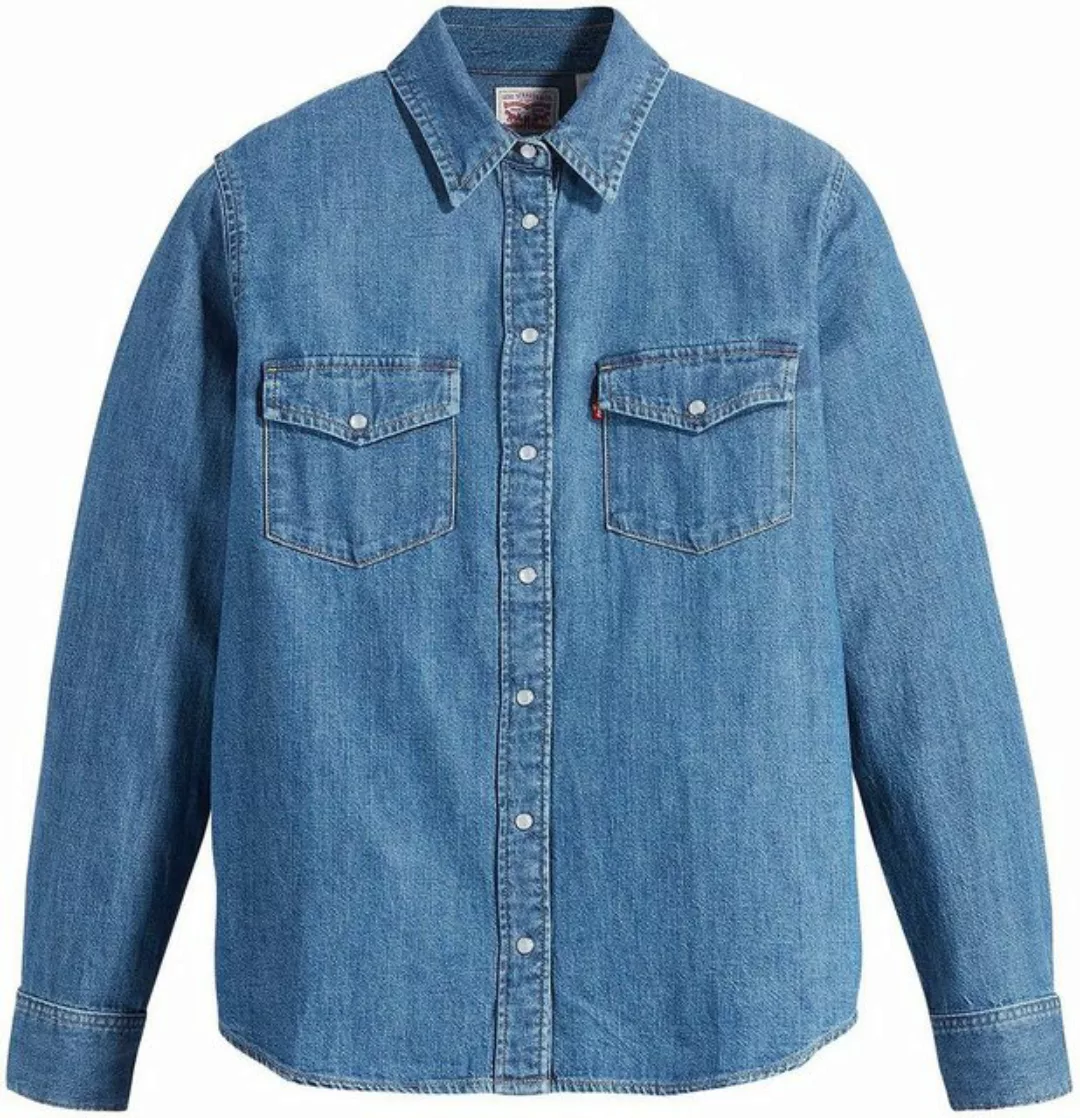 Levi's® Jeansbluse ESSENTIAL WESTERN mit Brusttaschen mit Druckknöpfen günstig online kaufen