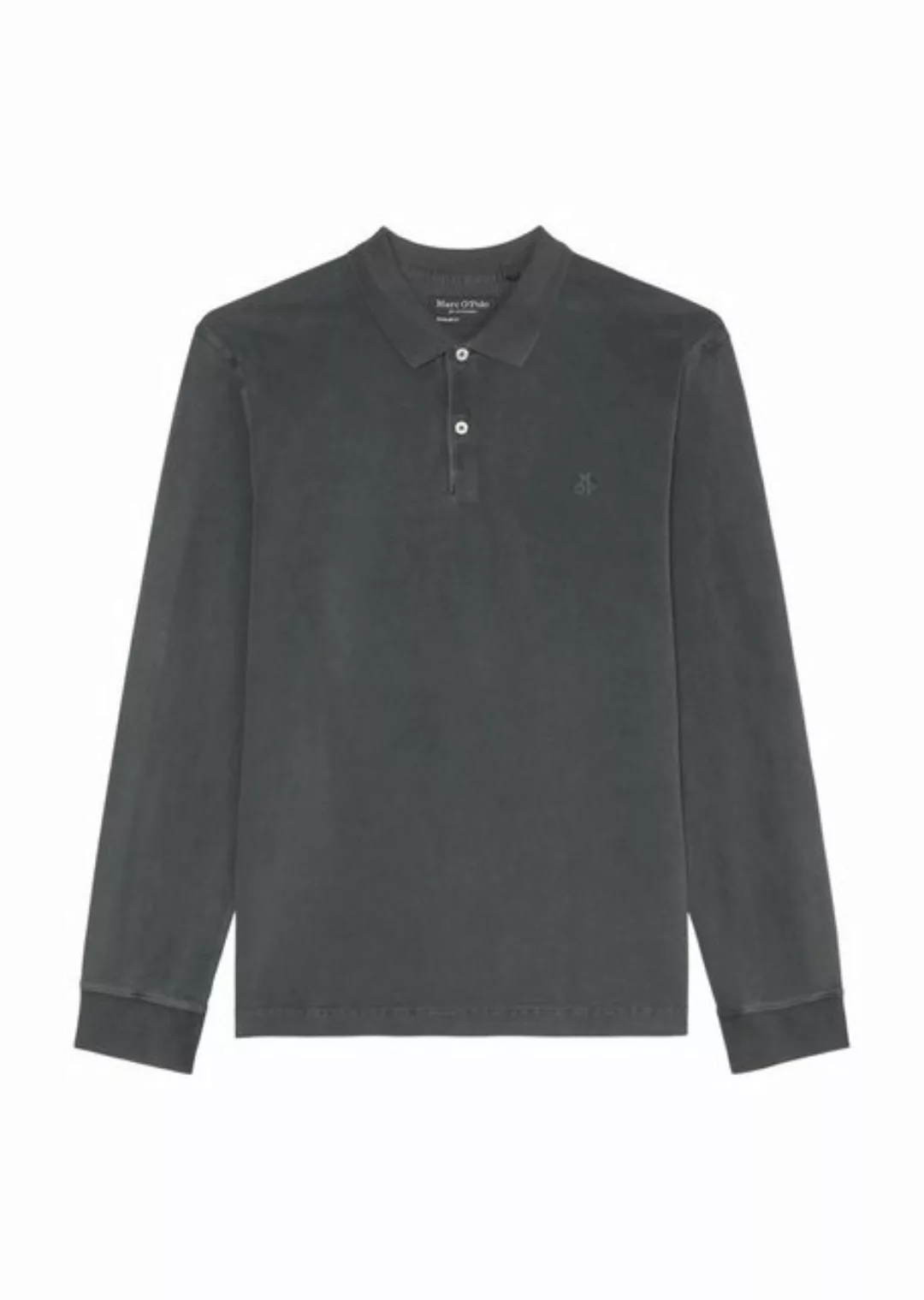 Marc O'Polo Longsleeve Poloshirt Terry Cloth Dunkelblau - Größe XL günstig online kaufen