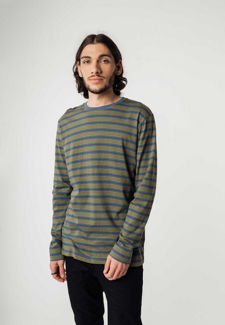 MELA Langarmshirt Basic Langarmshirt JERIN Stripes Rippbündchen günstig online kaufen