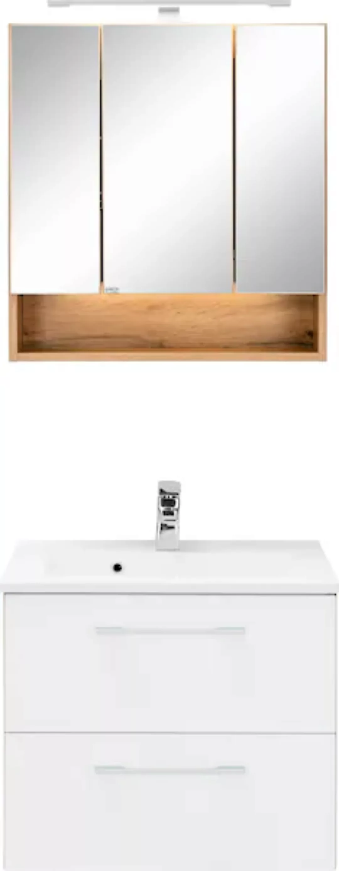 HELD MÖBEL Badmöbel-Set »Soria«, (2 St.), Waschtisch Breite 60 cm, Spiegels günstig online kaufen