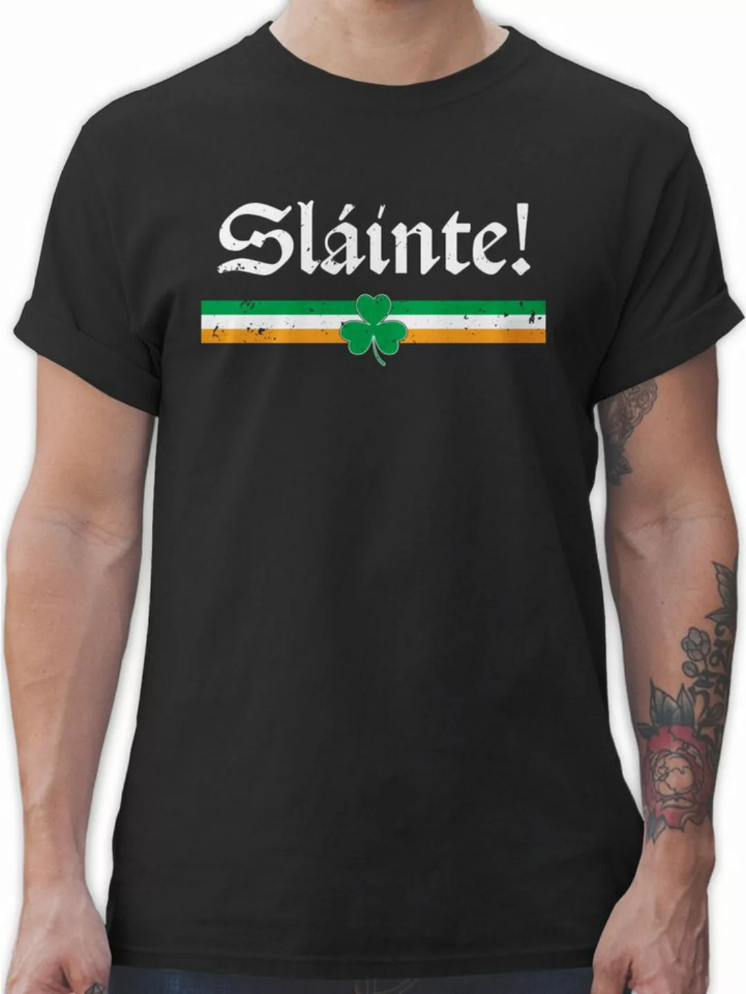 Shirtracer T-Shirt Slàinte Irish - Prost Auf Dein Wohl St. Patricks Day günstig online kaufen