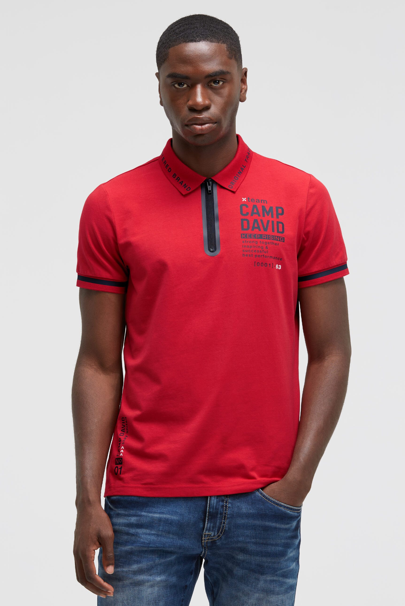 CAMP DAVID Poloshirt, mit Baumwolle günstig online kaufen