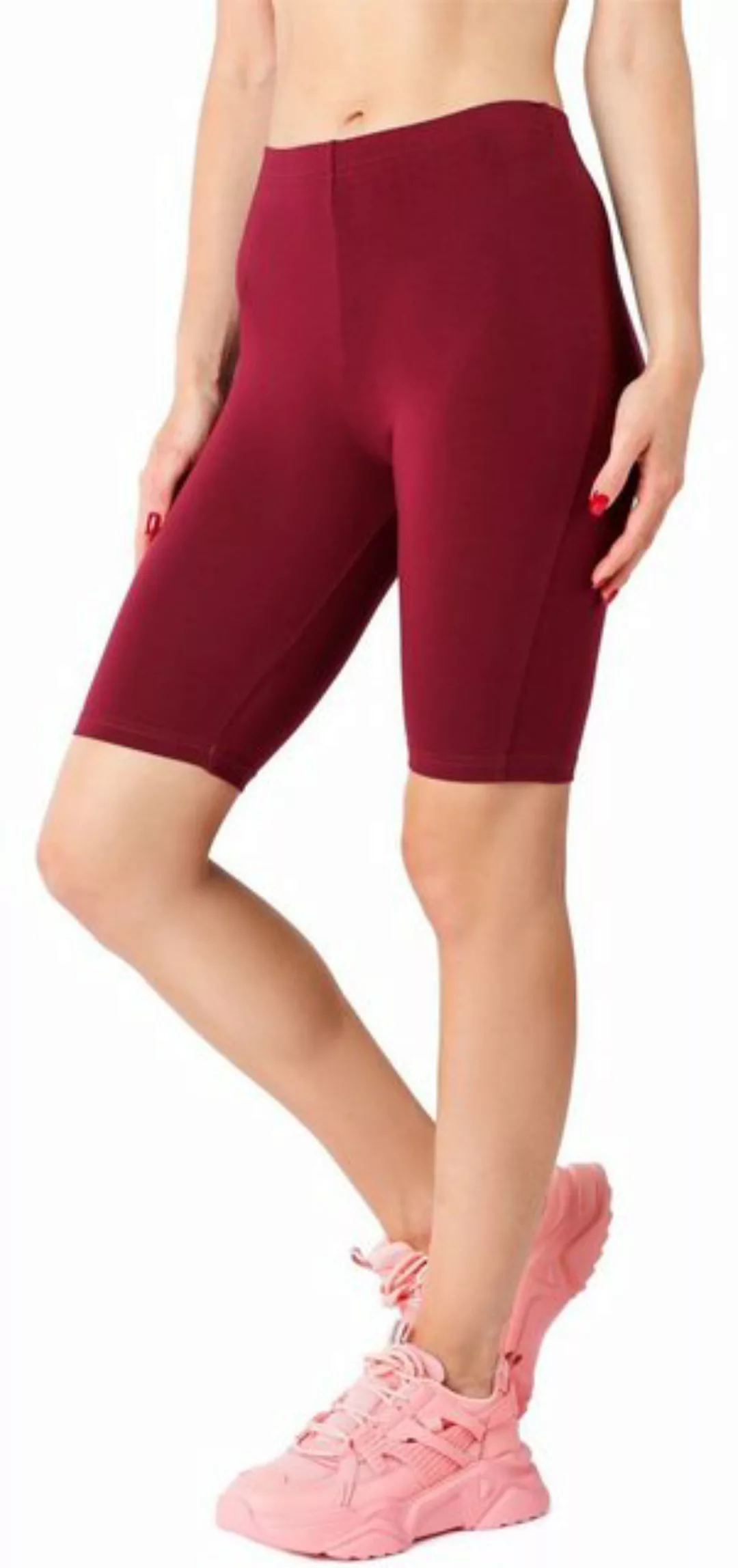 Merry Style Leggings Damen Kurze Leggings aus Viskose MS10-414 (1-tlg) elas günstig online kaufen