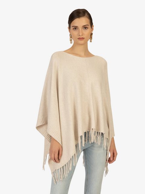 Kraimod Poncho mit Eye catching und Allover-Design günstig online kaufen