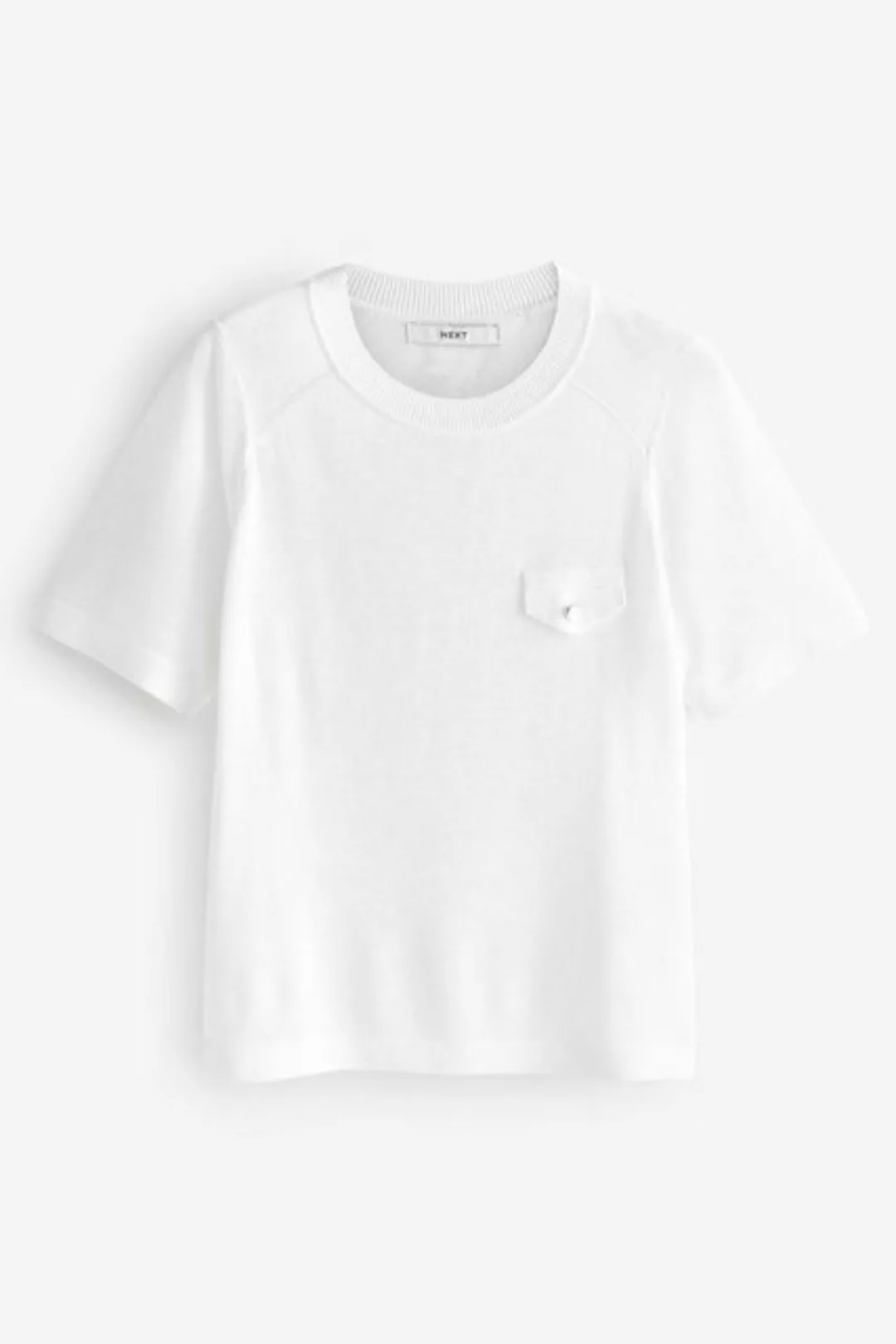 Next Kurzarmpullover Gestricktes T-Shirt mit Utility-Taschendetail (1-tlg) günstig online kaufen