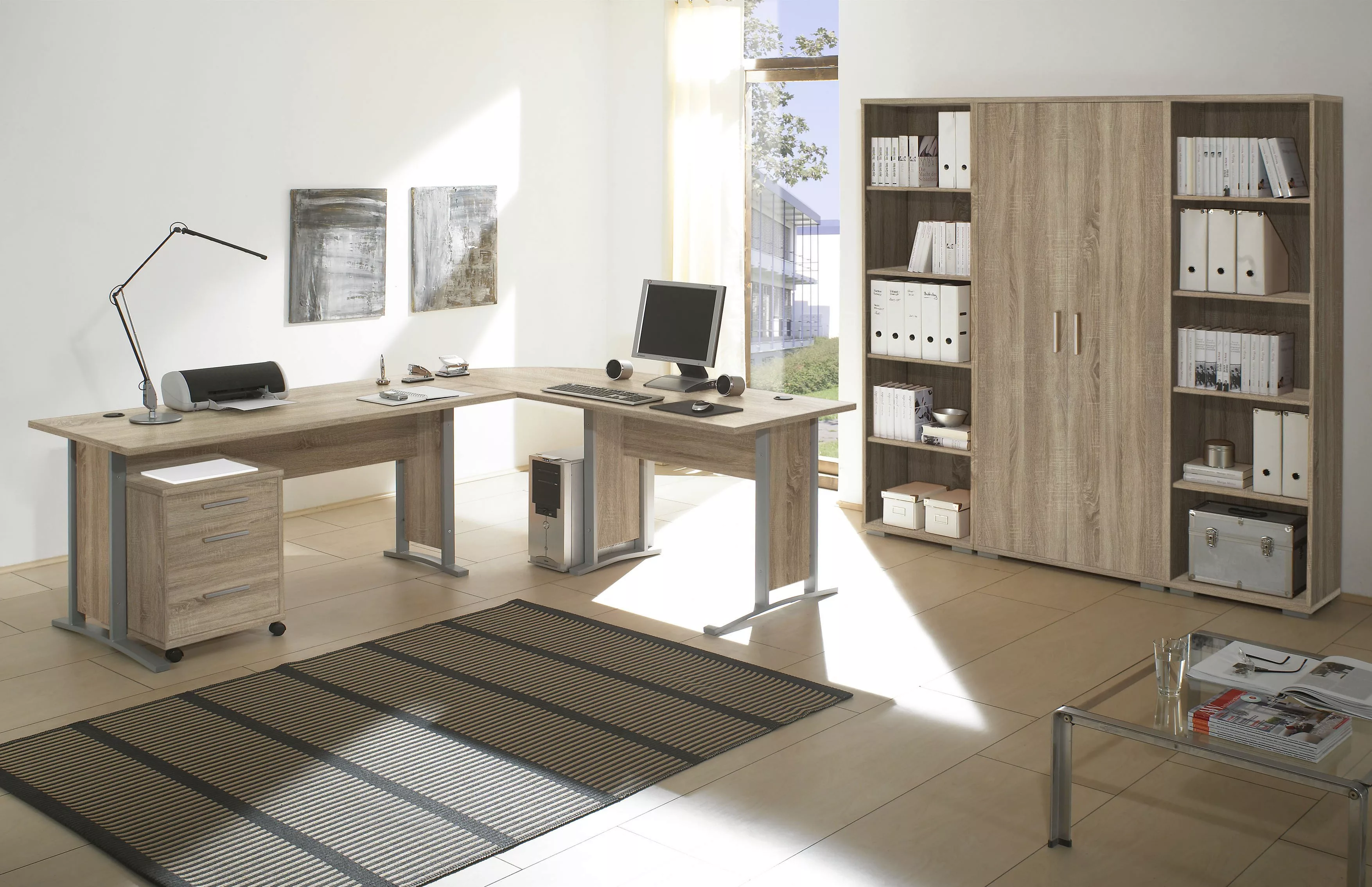 BEGA OFFICE Aktenregal "Office Line", Mit 5 offenen Fächern, wahlweise in w günstig online kaufen