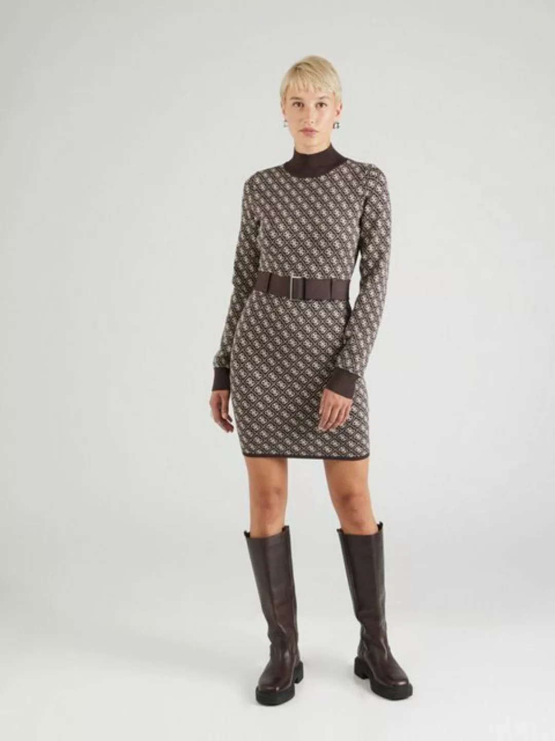 Guess  Kurze Kleider LISE 4G LS BELTED DRESS SWTR günstig online kaufen