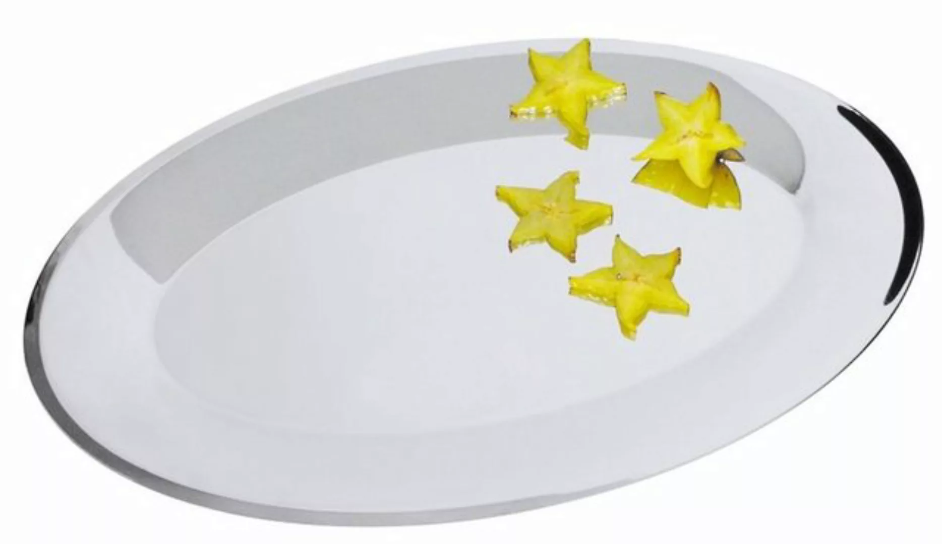 Contacto Buffet Edelstahl Buffetplatte oval 36 x 25 cm, silber, gute Qualit günstig online kaufen