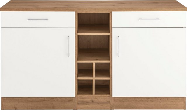 KOCHSTATION Unterschrank "KS-Colmar", 150 cm breit, 2 Schubkästen, 2 Türen, günstig online kaufen