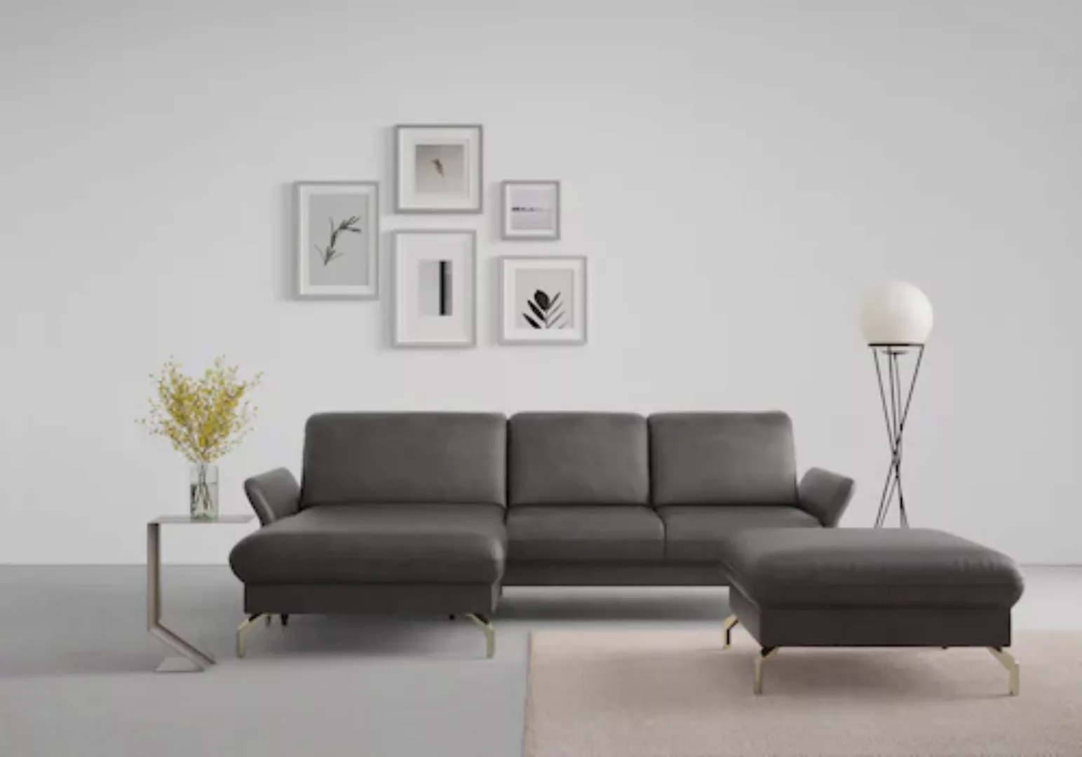 sit&more Ecksofa »Fashion L-Form«, wahlweise mit Kopfteilverstellung, Vorzi günstig online kaufen