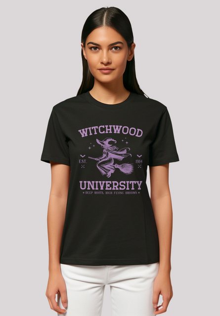 F4NT4STIC T-Shirt "Halloween University witchwood", Premium Qualität, Unise günstig online kaufen