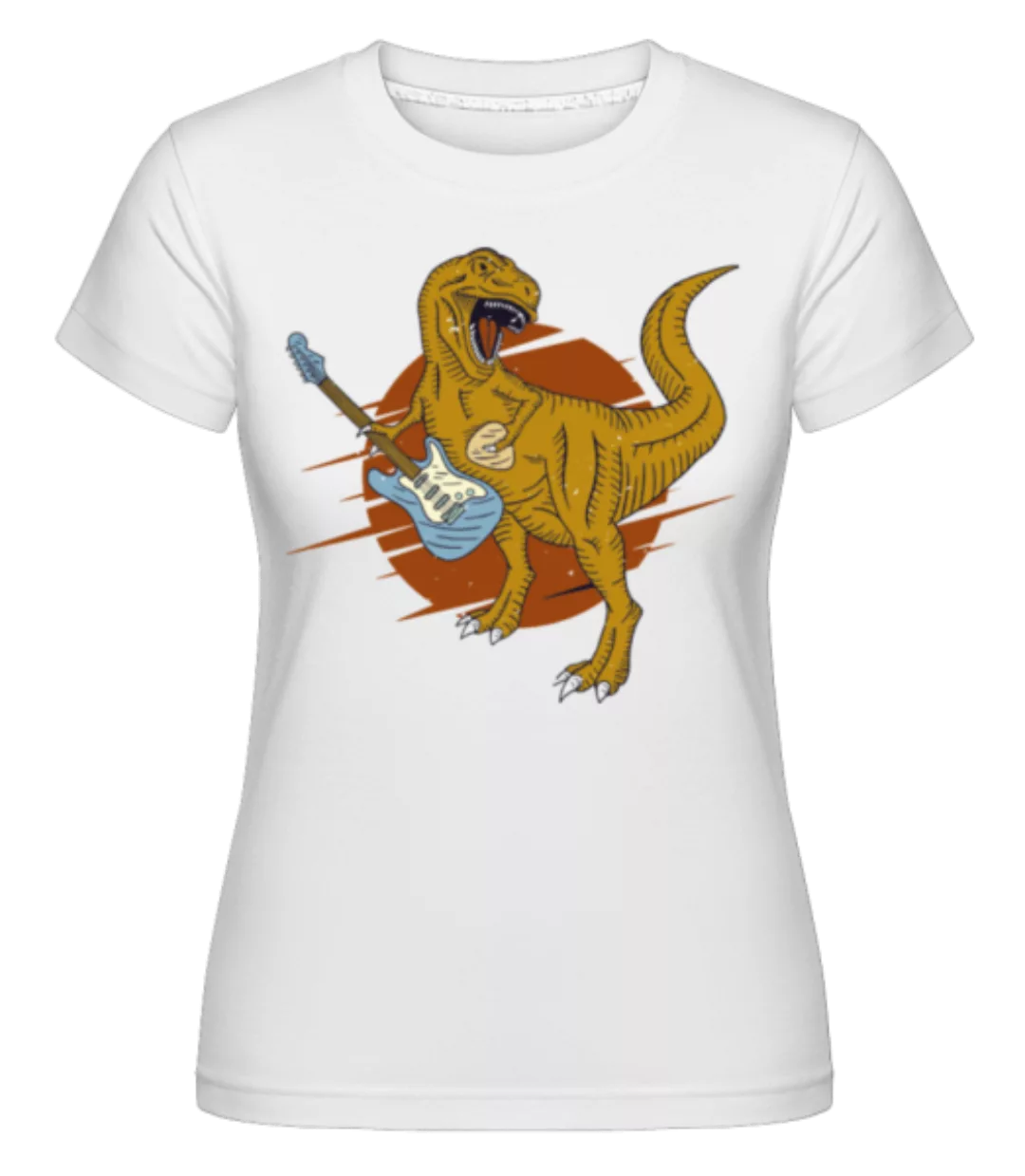 Dino Guitar · Shirtinator Frauen T-Shirt günstig online kaufen
