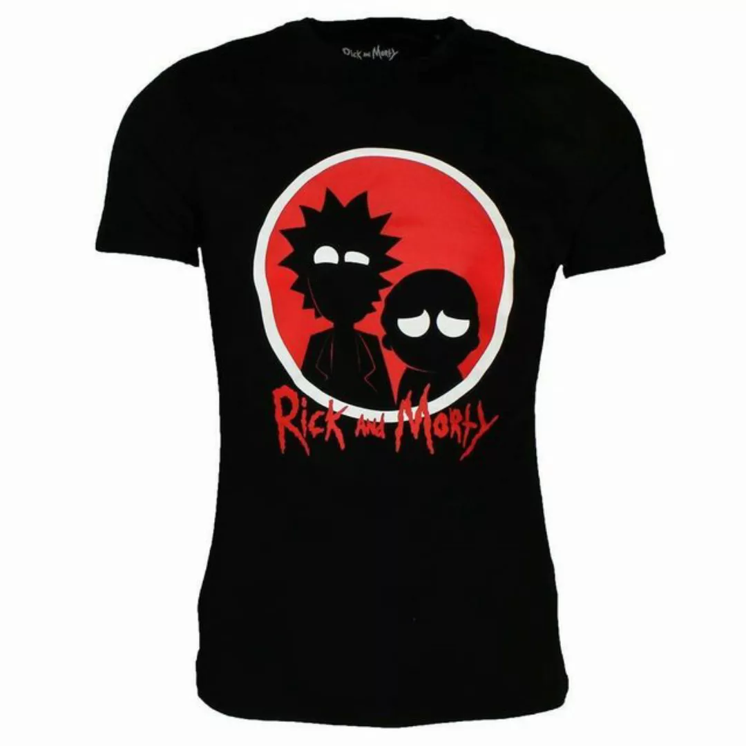 DIFUZED T-Shirt Rick and Morty - Black Silhouette günstig online kaufen