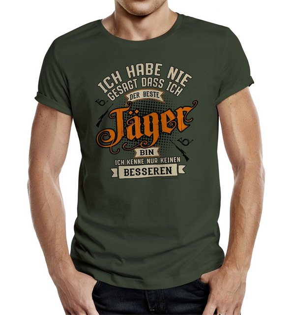 RAHMENLOS® T-Shirt als Geschenk für Jäger - der beste Jäger günstig online kaufen