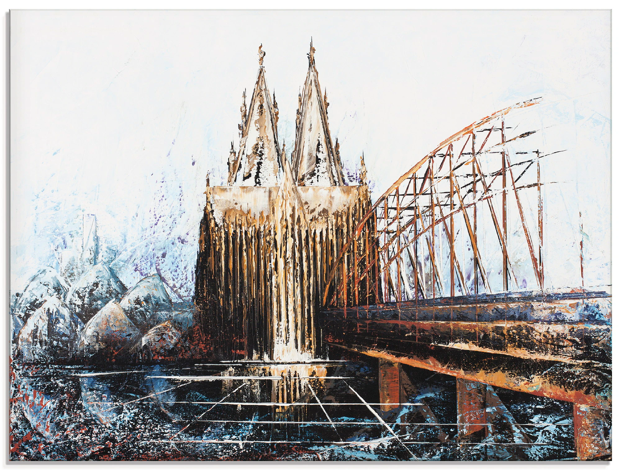 Artland Glasbild "Köln Impression", Deutschland, (1 St.), in verschiedenen günstig online kaufen