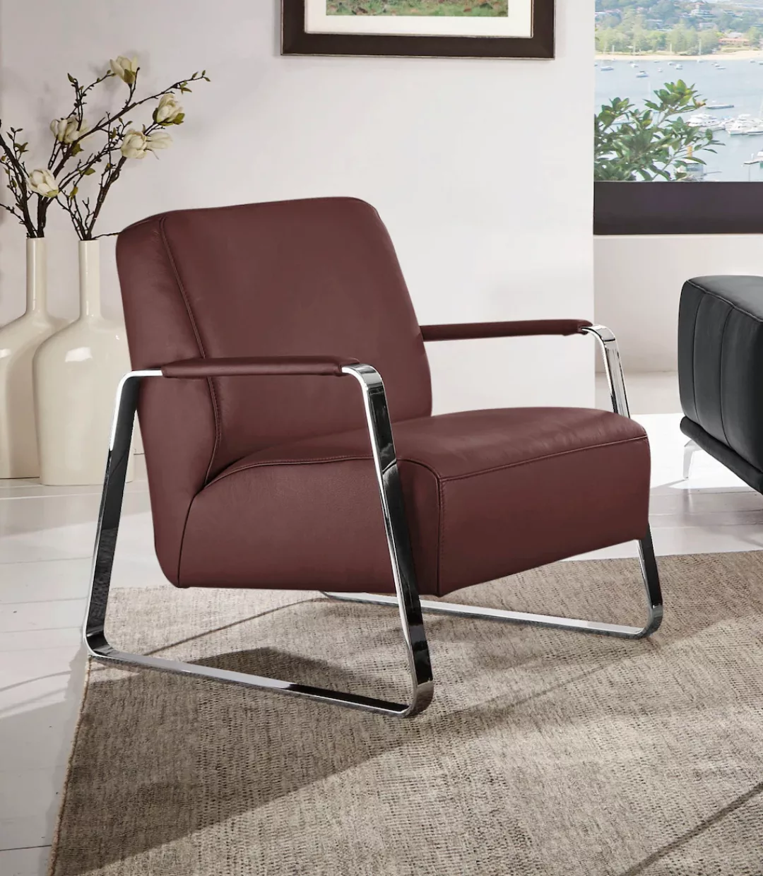 W.SCHILLIG Cocktailsessel "quadroo Designsessel, Loungesessel", mit bezogen günstig online kaufen