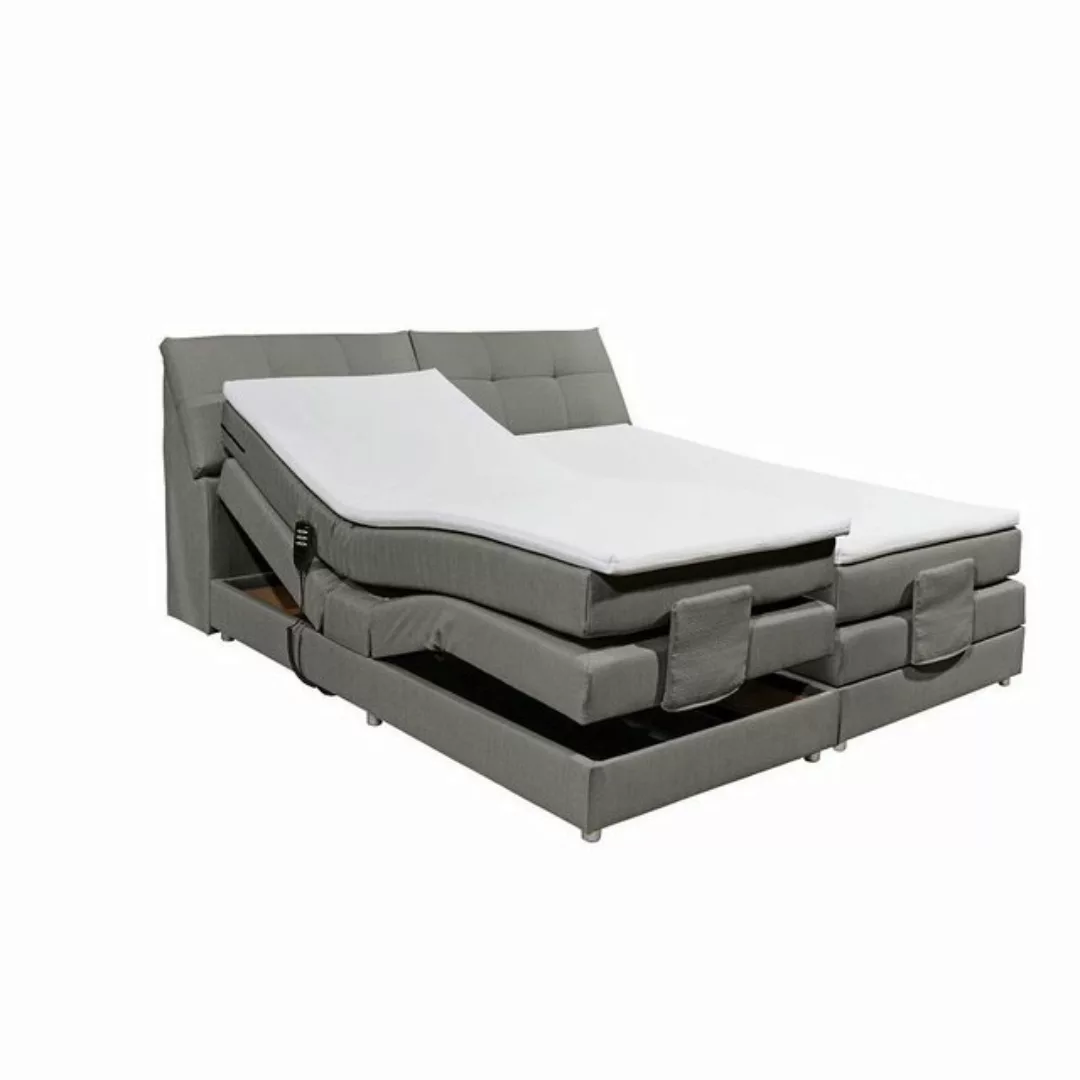 Lomadox Boxspringbett CONCORD3M-09, 180x200cm, H2, elektrisch verstellbar, günstig online kaufen