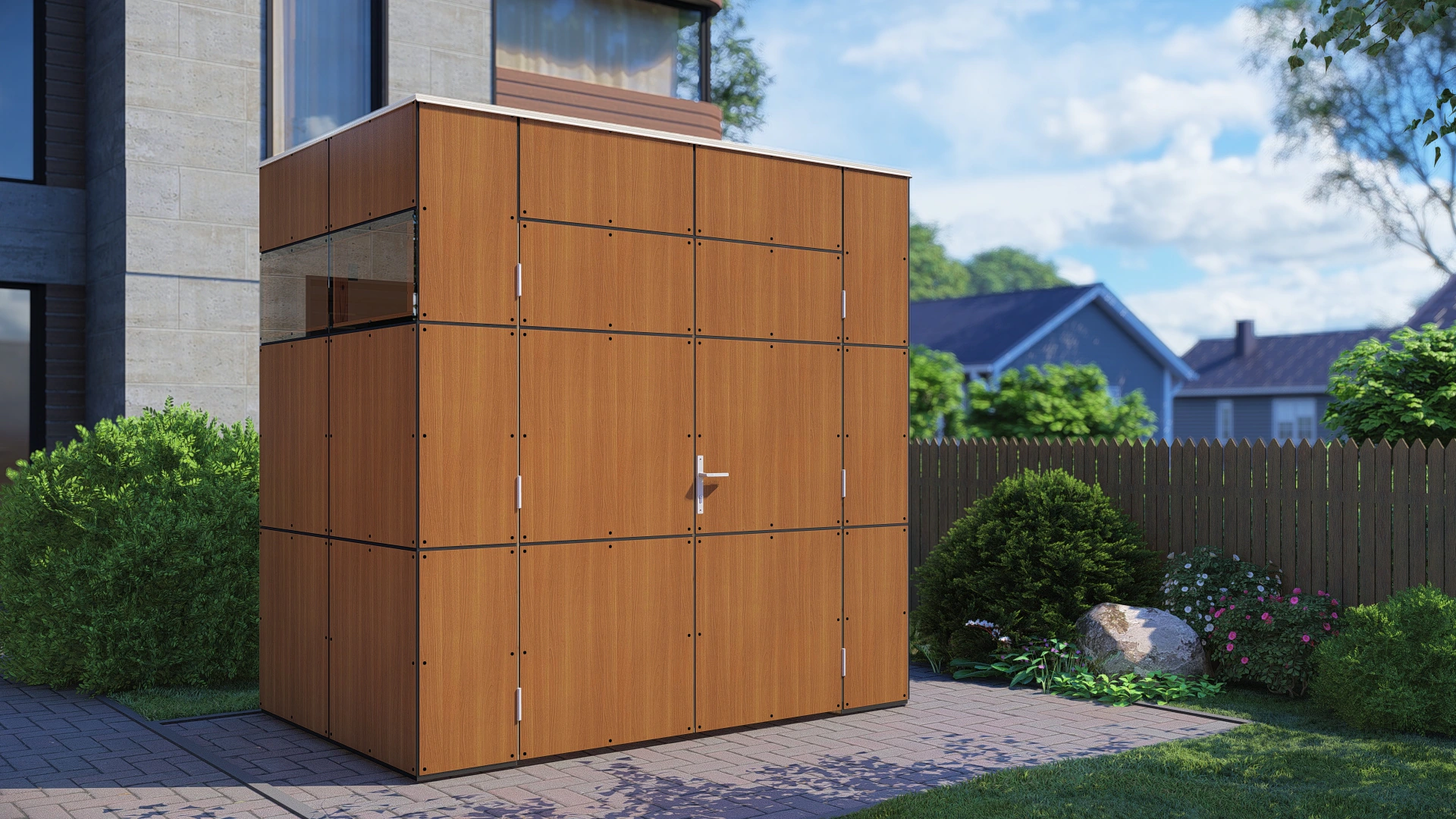 BERTILO Gartenhaus "HPL Mini, in verschiedenen Farben", Fassaden-HPL in Arc günstig online kaufen