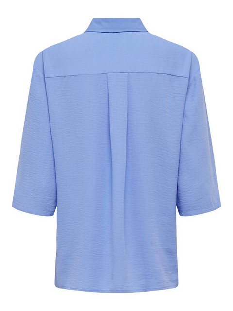 JACQUELINE de YONG Blusenshirt 3/4 Arm Hemd in Knitteroptik Blusen Oberteil günstig online kaufen