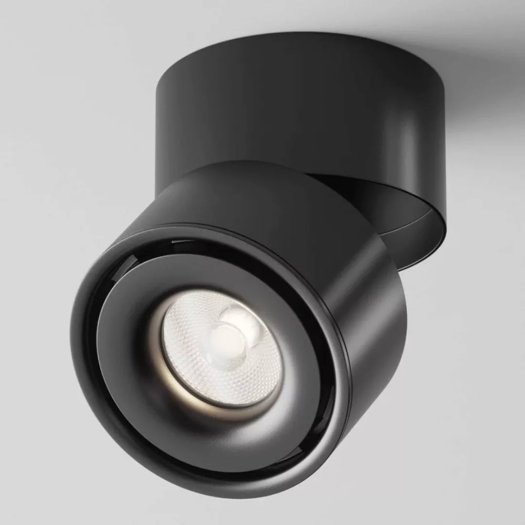 LED Deckenleuchte Yin in Schwarz 15W 970lm 4000K günstig online kaufen