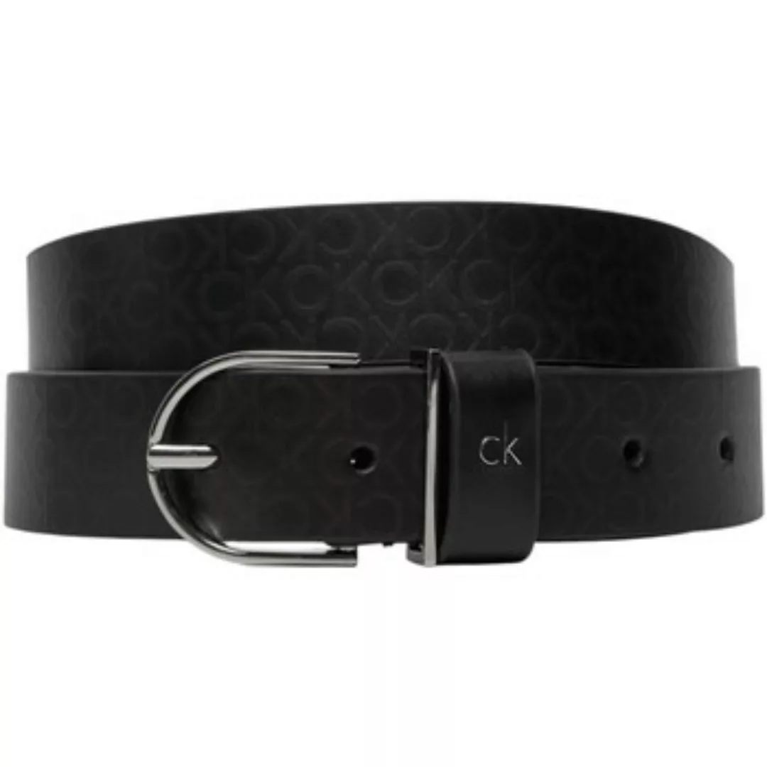 Calvin Klein Jeans  Gürtel CK METAL LOOP RND BCKLE 3.0_MONO K60K612860 günstig online kaufen