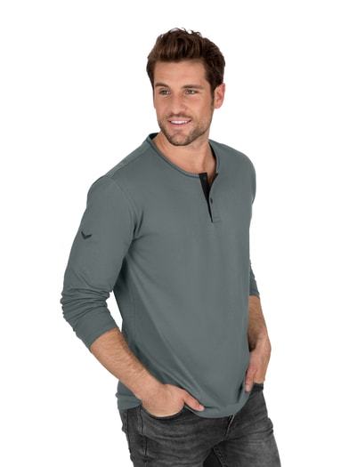 Trigema Longsleeve "TRIGEMA Langarmshirt aus Biobaumwolle", (1 tlg.) günstig online kaufen