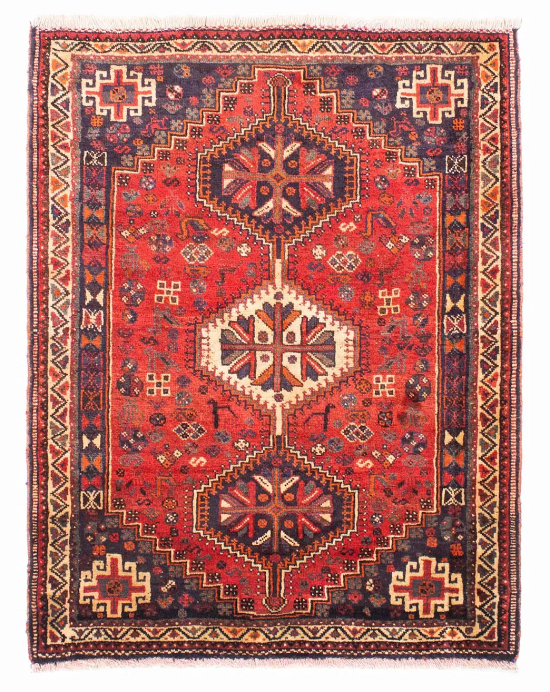 morgenland Orientteppich »Perser - Nomadic - 157 x 122 cm - dunkelrot«, rec günstig online kaufen