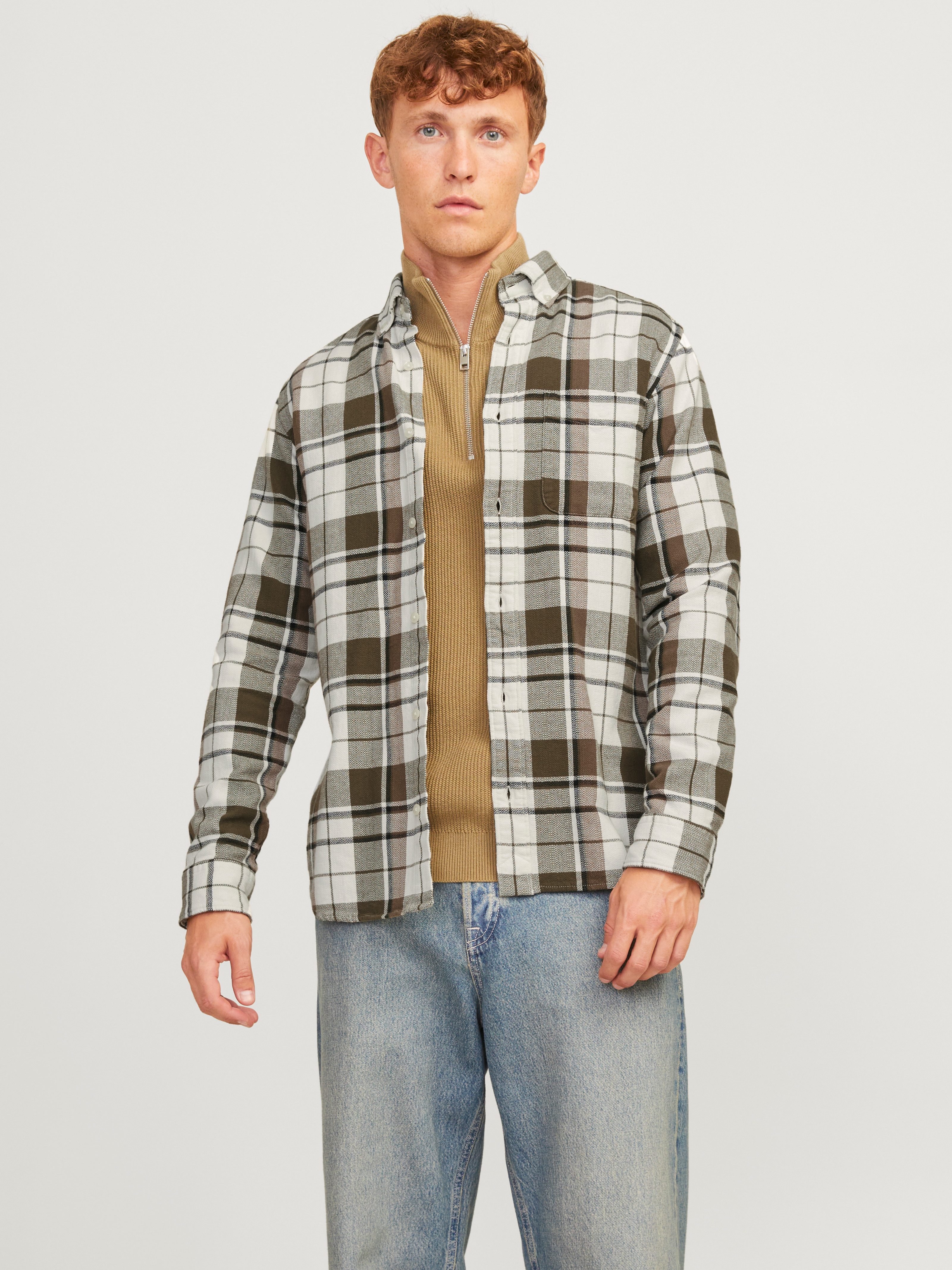 Jack & Jones Langarmhemd JPRBLUBROOK CHECK günstig online kaufen