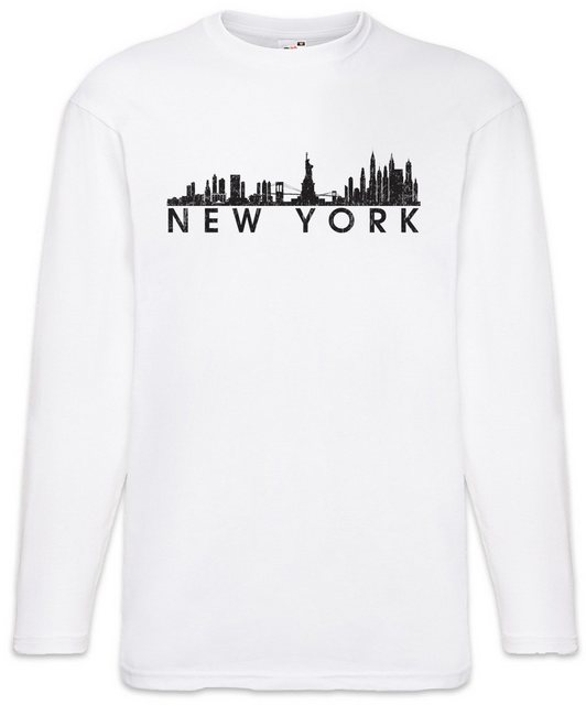 Urban Backwoods Langarmshirt Skyline New York Langarm T-Shirt Stadt City Fu günstig online kaufen