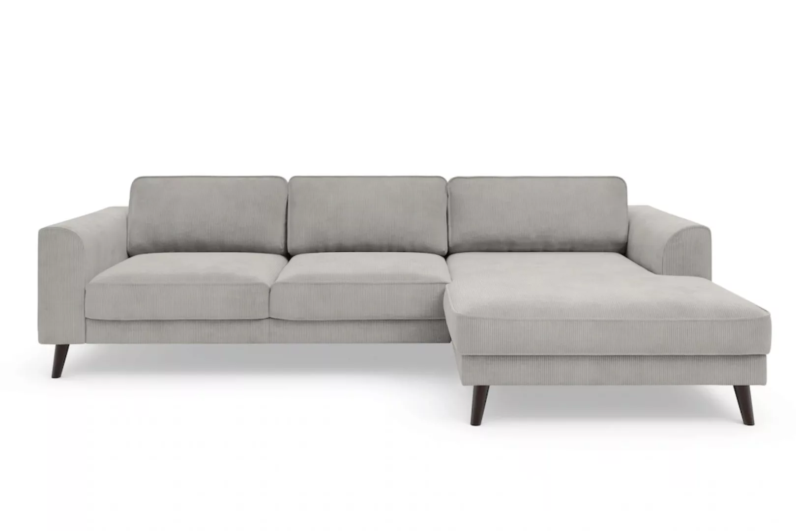 TRENDMANUFAKTUR Ecksofa "Lumber Jack, elegantes Designsofa, zeitlos modern, günstig online kaufen