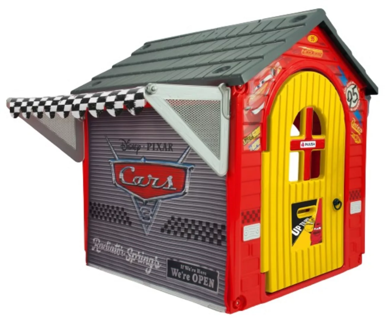 Spielgarage Cars 111 X 127 Cm Rot/gelb günstig online kaufen