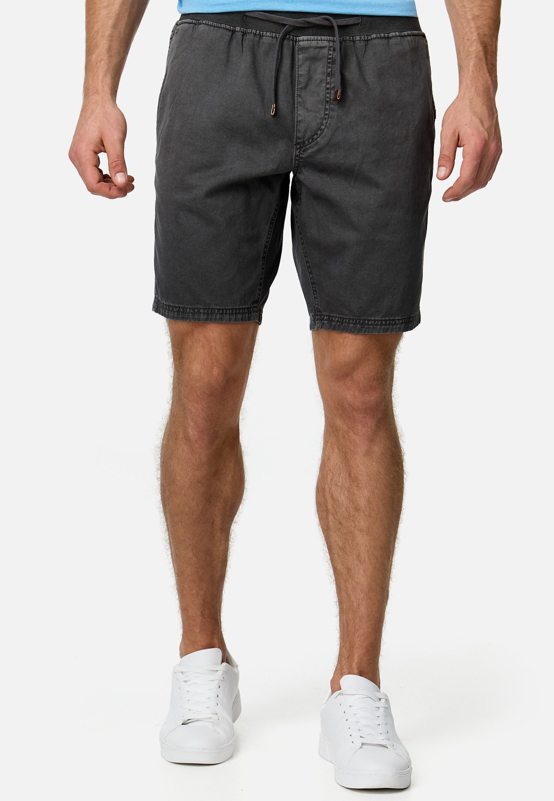 Indicode Chinoshorts Carver mit elastischem Bund günstig online kaufen