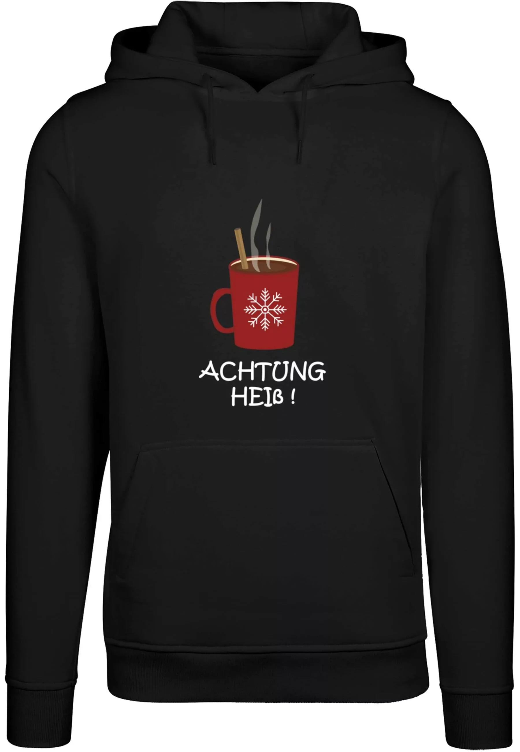 Merchcode Kapuzensweatshirt "Merchcode Herren Achtung heiss Heavy Hoody" günstig online kaufen