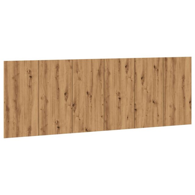 vidaXL Bett, Kopfteil Wandmontage Artisan-Eiche 240x1,5x80 cm Holzwerkstoff günstig online kaufen