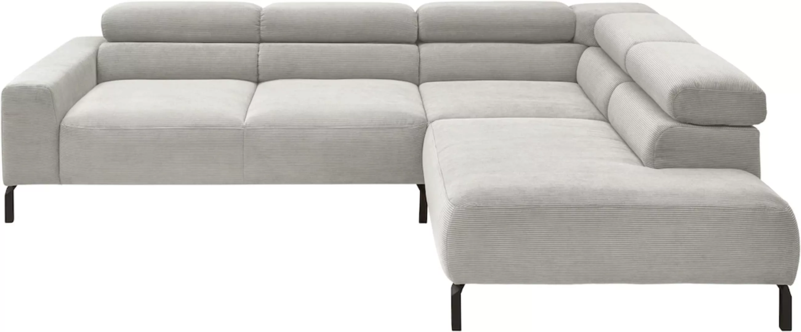 Places of Style Ecksofa Antonelli, L-Form, incl. Kopfteilverstellung, Breit günstig online kaufen