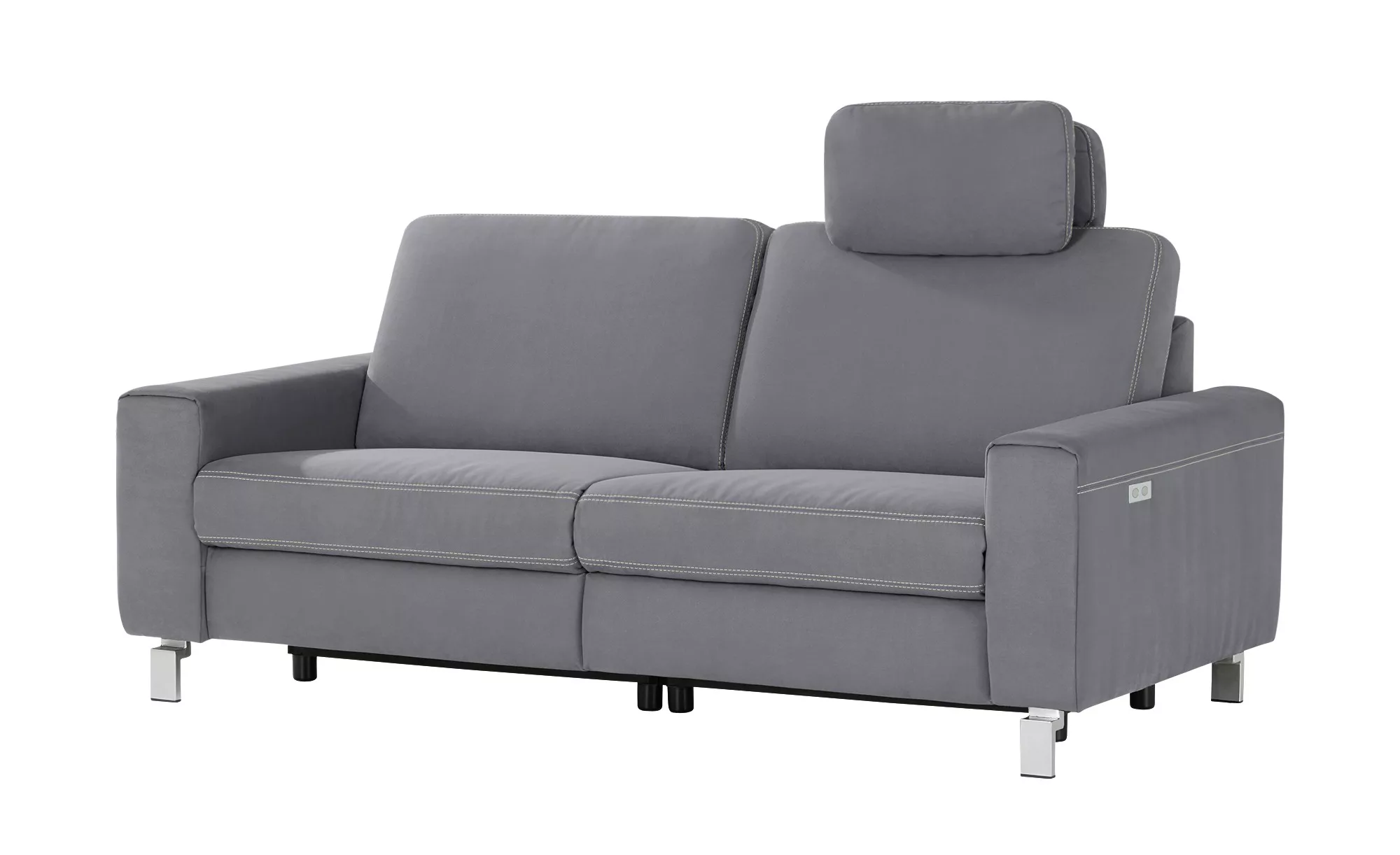 Sofa mit Relaxfunktion Pacific Plus ¦ grau ¦ Maße (cm): B: 204 H: 89 T: 96 günstig online kaufen