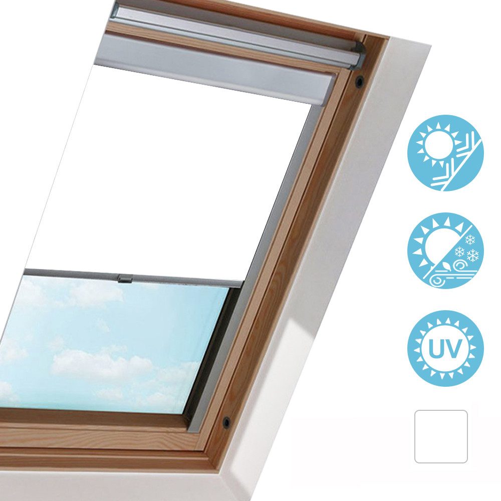 Verdunklungsrollo Verdunklungsrollo Dachfenster Thermorollo, Clanmacy günstig online kaufen